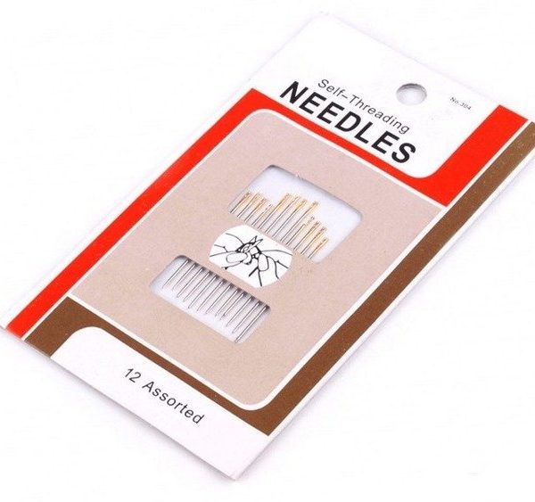 Igły do łatwego nawlekania 12szt.