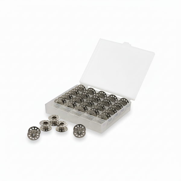 Metalowa szpulka do maszyny do szycia (zestaw 25 szt. w pudełku)