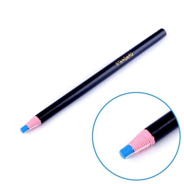 Kreda krawiecka w ołówku samosotrząca niebieska